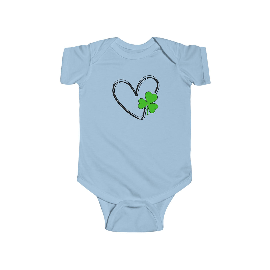 Heart & Clover - Infant Fine Jersey Bodysuit