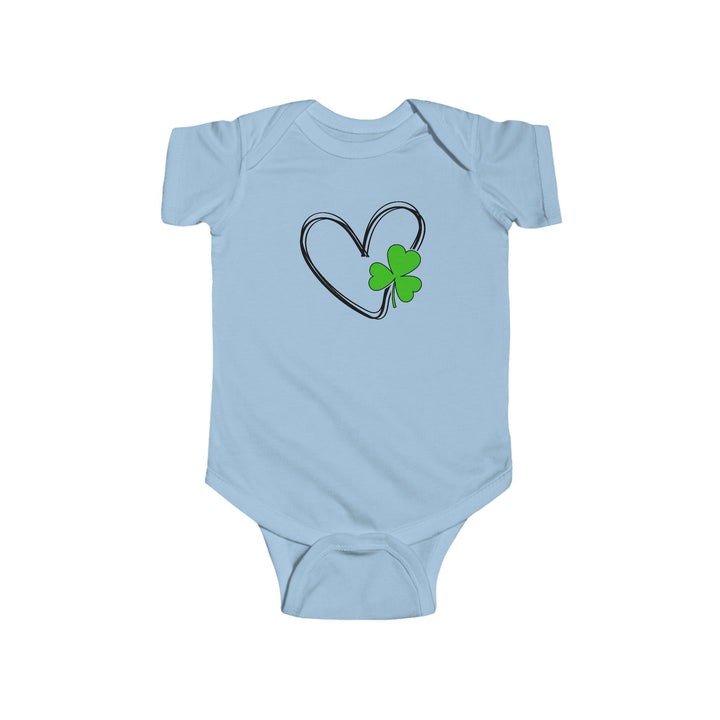 Heart & Clover - Infant Fine Jersey Bodysuit