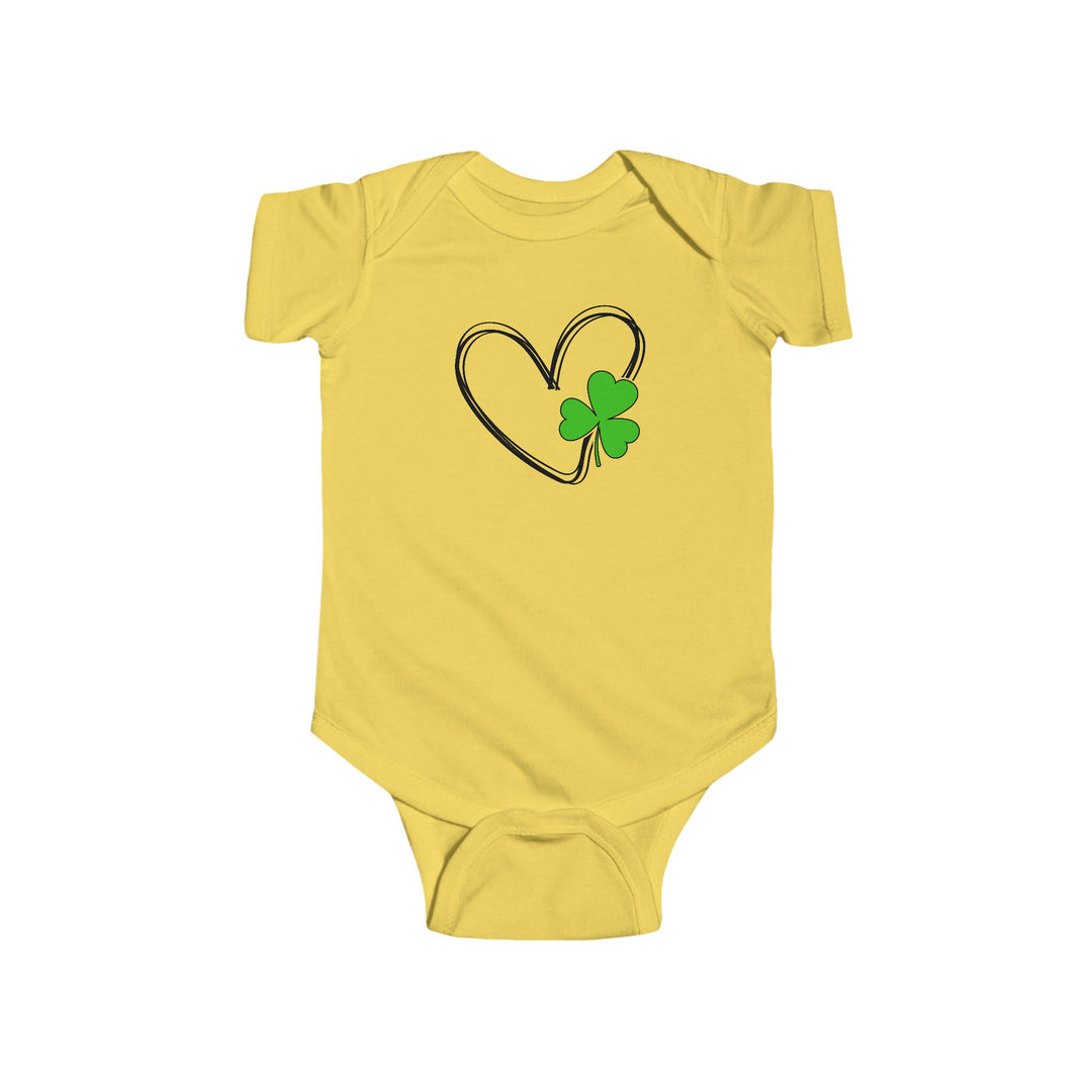 Heart & Clover - Infant Fine Jersey Bodysuit