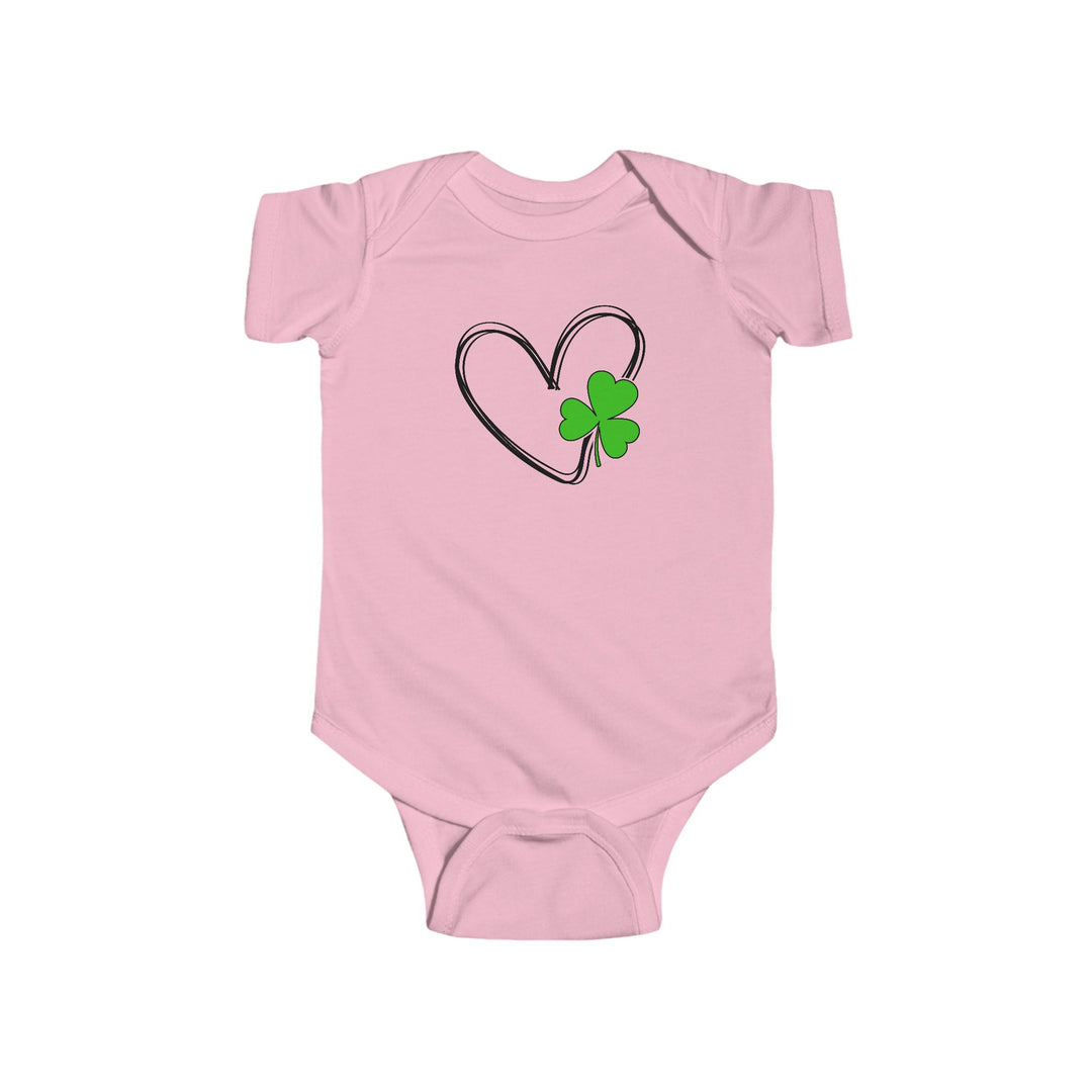 Heart & Clover - Infant Fine Jersey Bodysuit