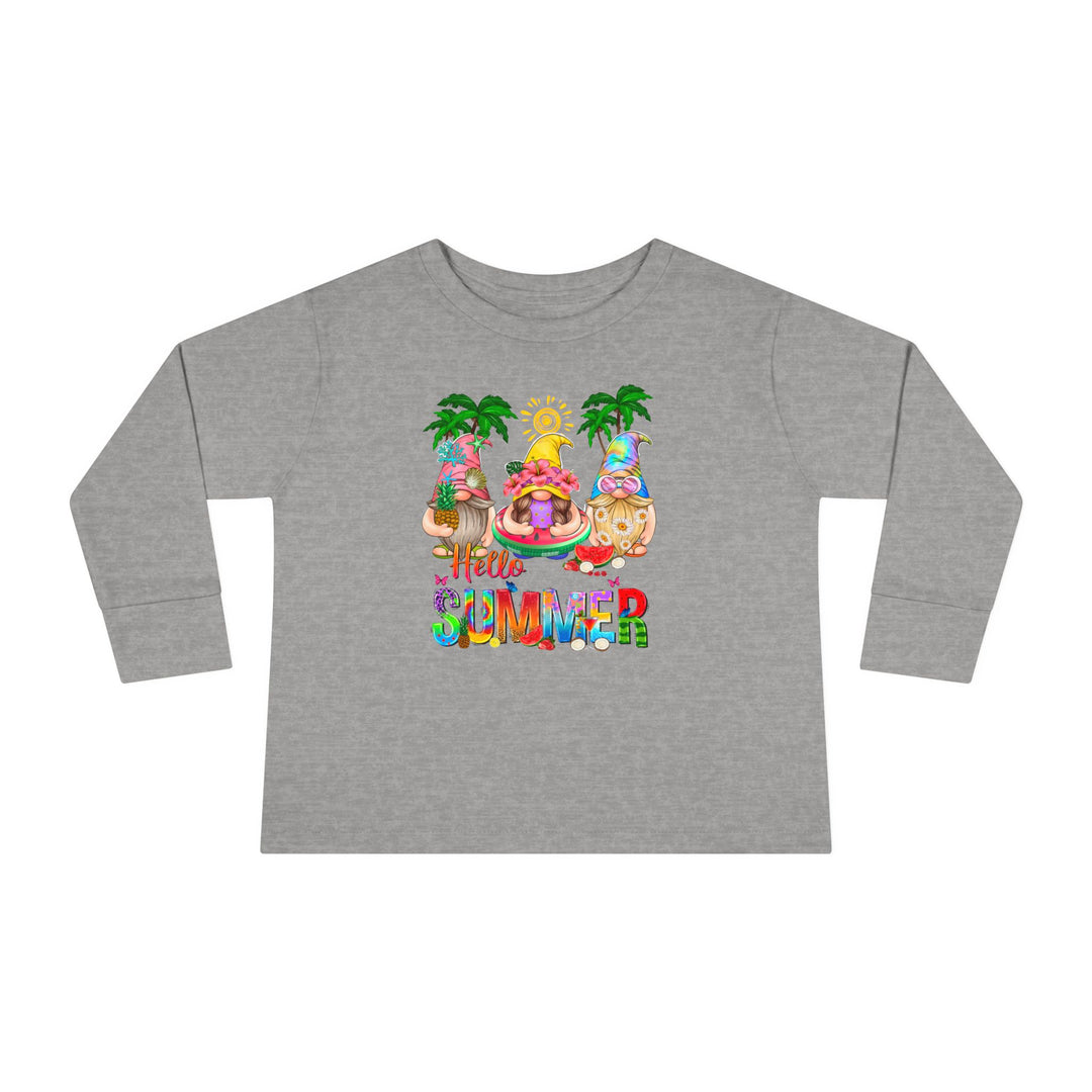 Summer Gnomes - Toddler Long Sleeve Tee