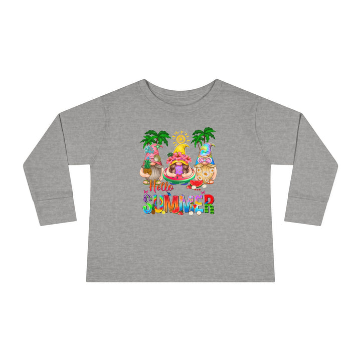 Summer Gnomes - Toddler Long Sleeve Tee
