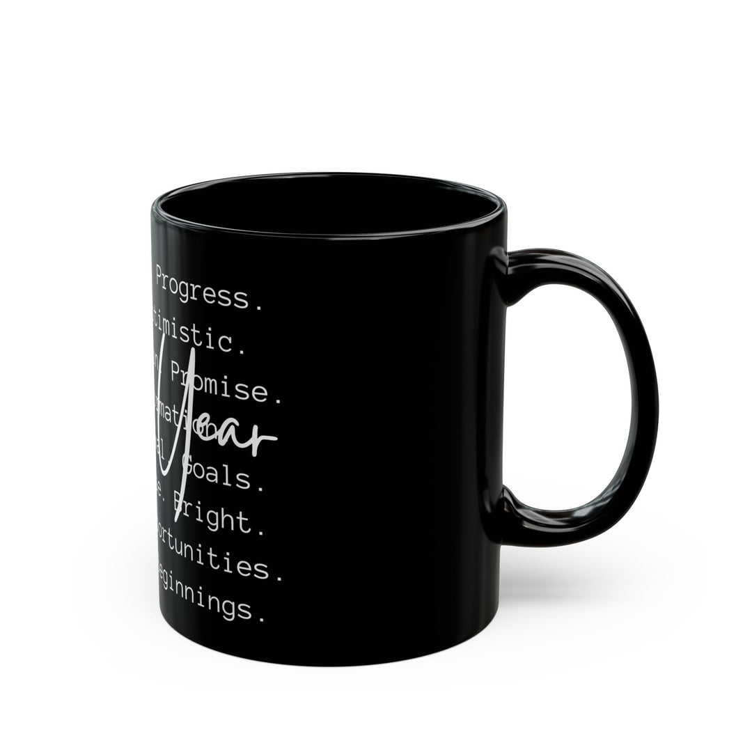 New Year Optimism - Black Mug (11oz, 15oz)