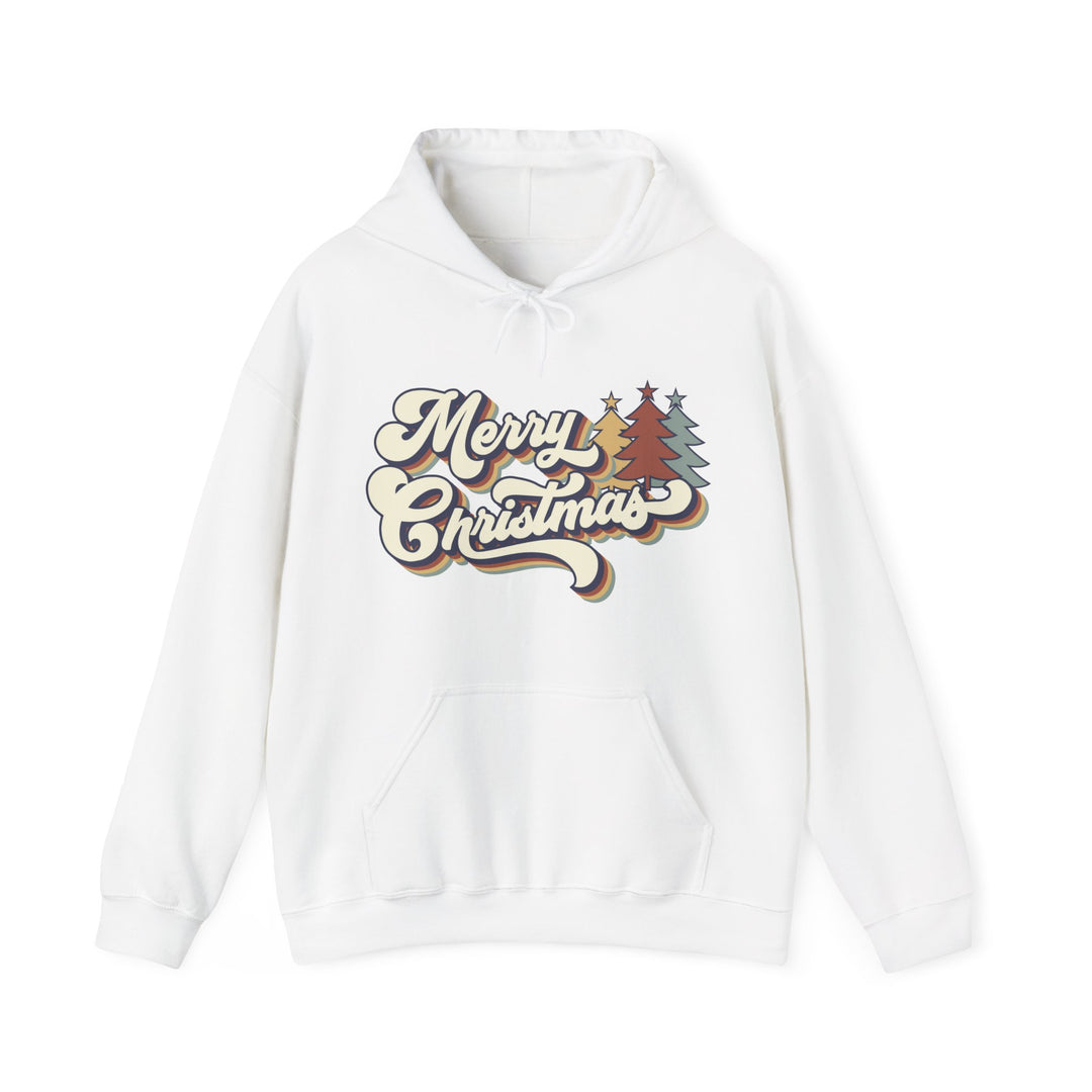 Retro Merry Christmas - Unisex Heavy Blend™ Hooded Sweatshirt