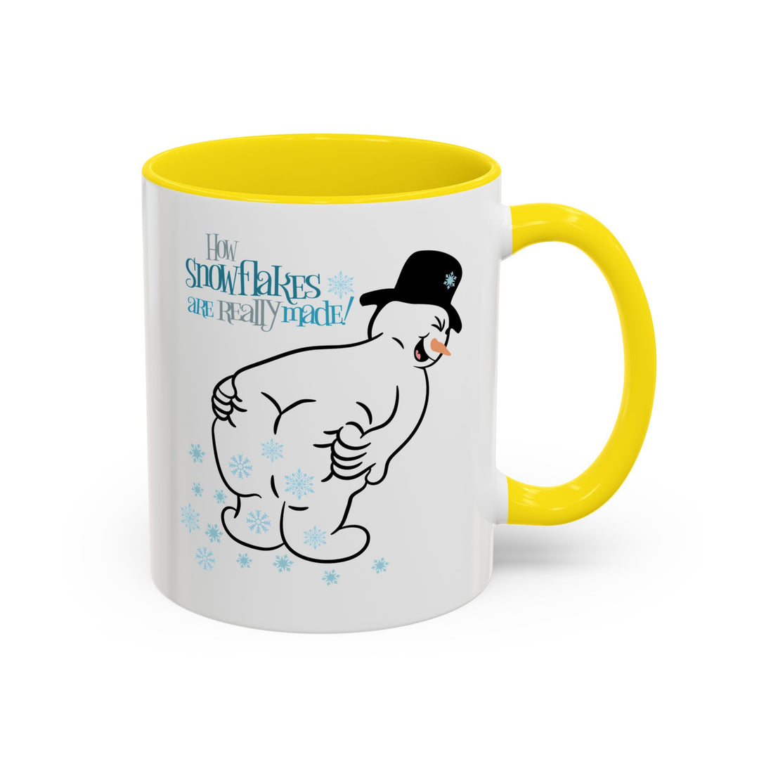 How Snowflakes Are Made - Accent Coffee Mug (11, 15oz)