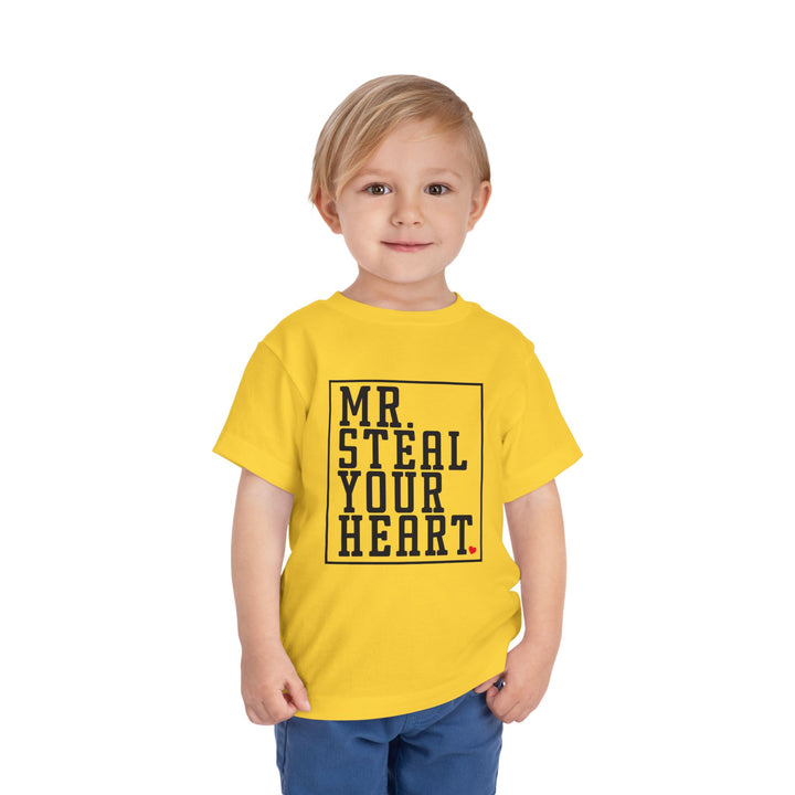 Mr. Steal Your Heart - Toddler Short Sleeve Tee