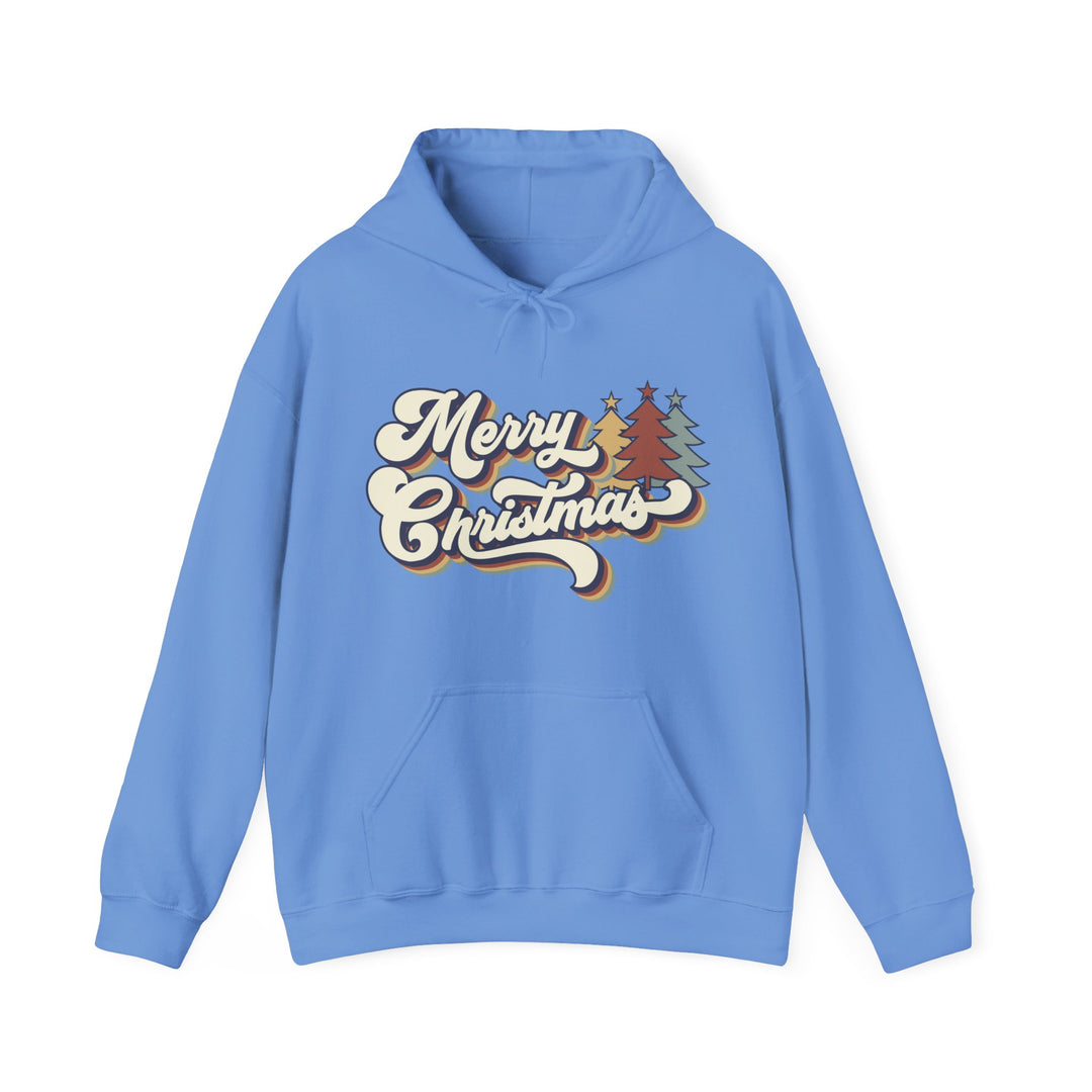 Retro Merry Christmas - Unisex Heavy Blend™ Hooded Sweatshirt