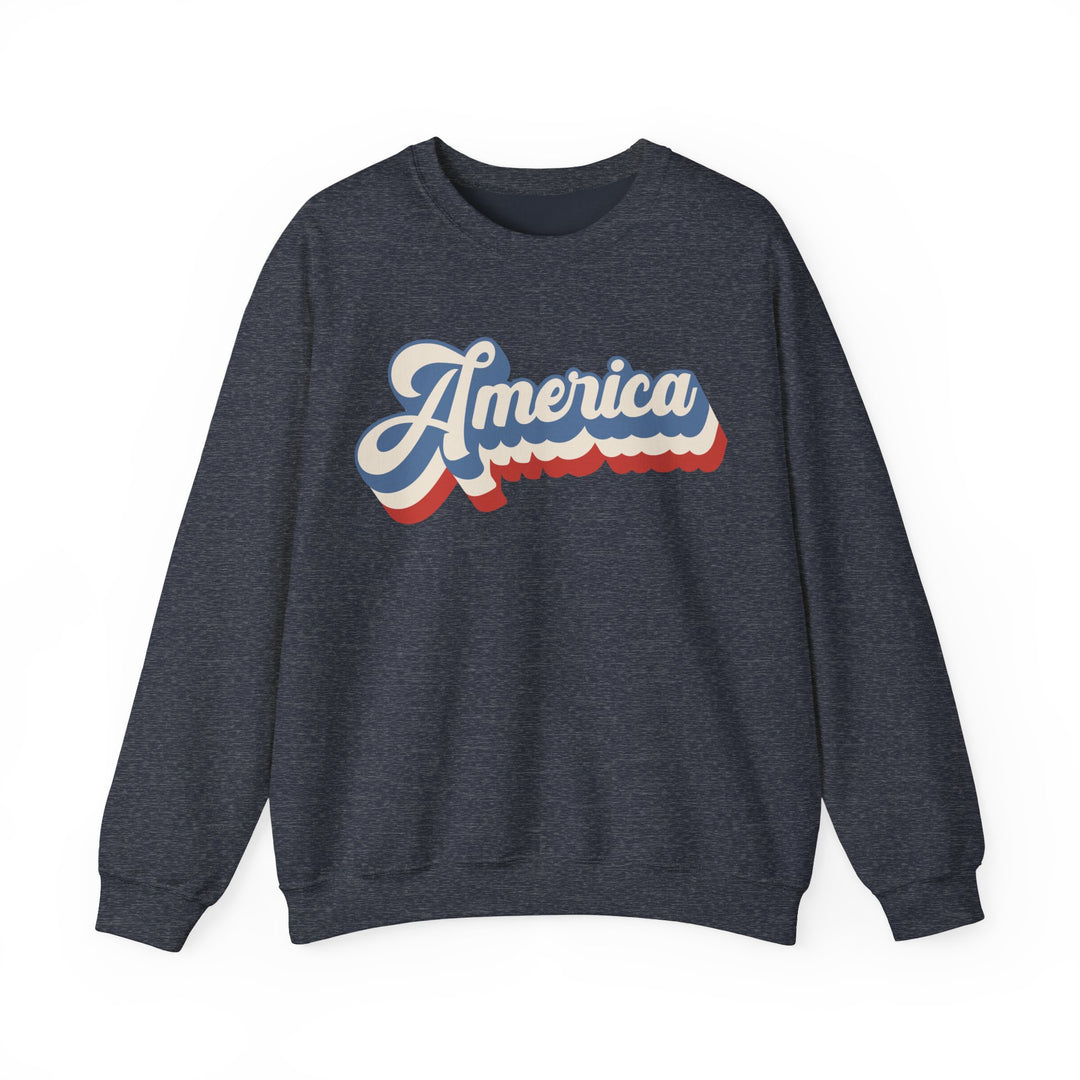 Retro America - Unisex Heavy Blend™ Crewneck Sweatshirt