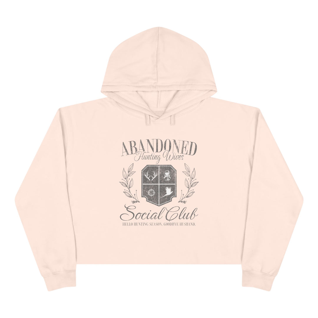 Abandoned Hunting Wives- Crop Hoodie