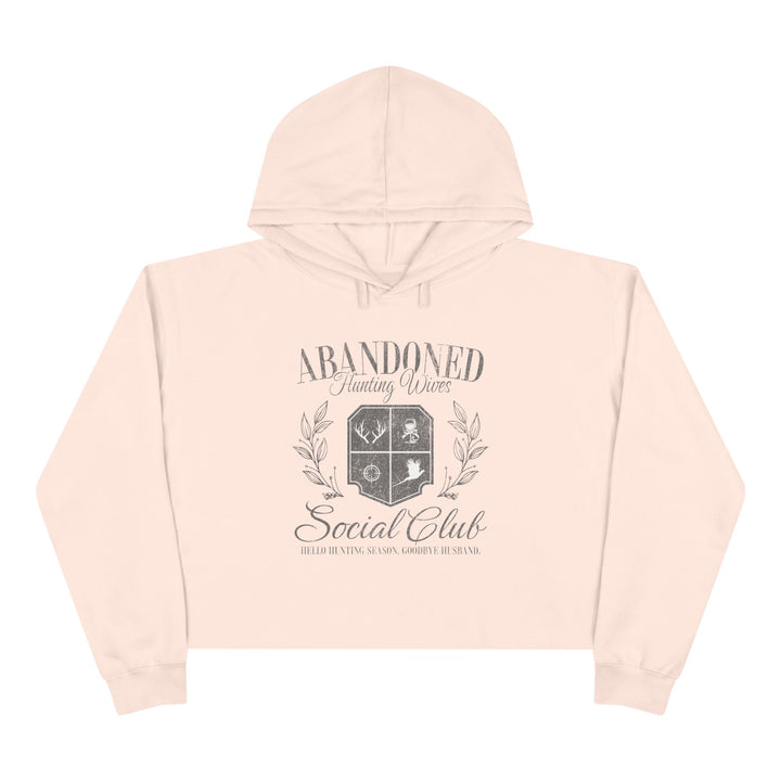 Abandoned Hunting Wives- Crop Hoodie