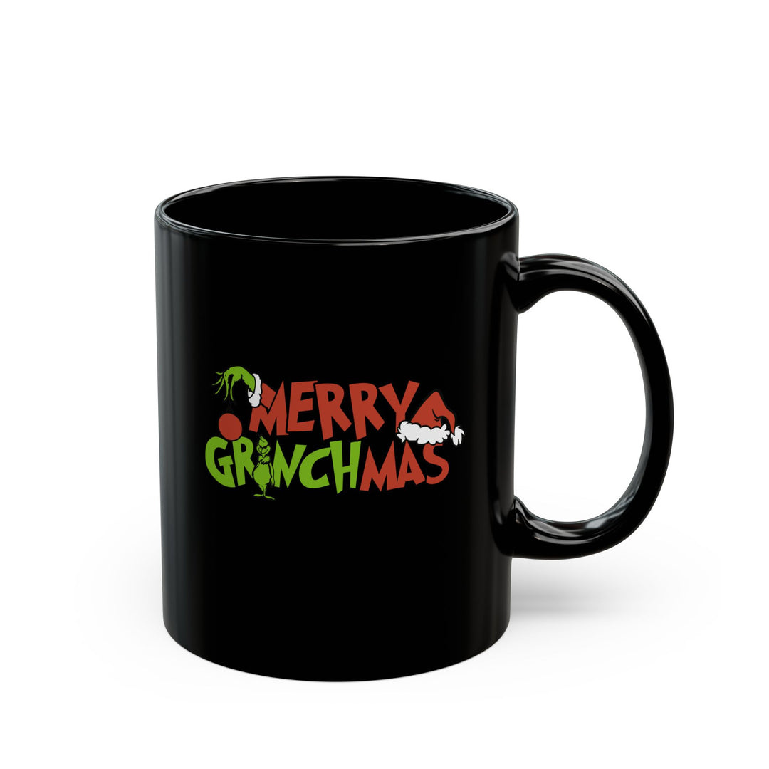 Merry Grinchmas - Black Mug (11oz, 15oz)