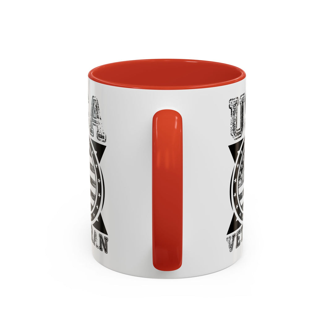 U.S.A. Veteran - Accent Coffee Mug (11, 15oz)