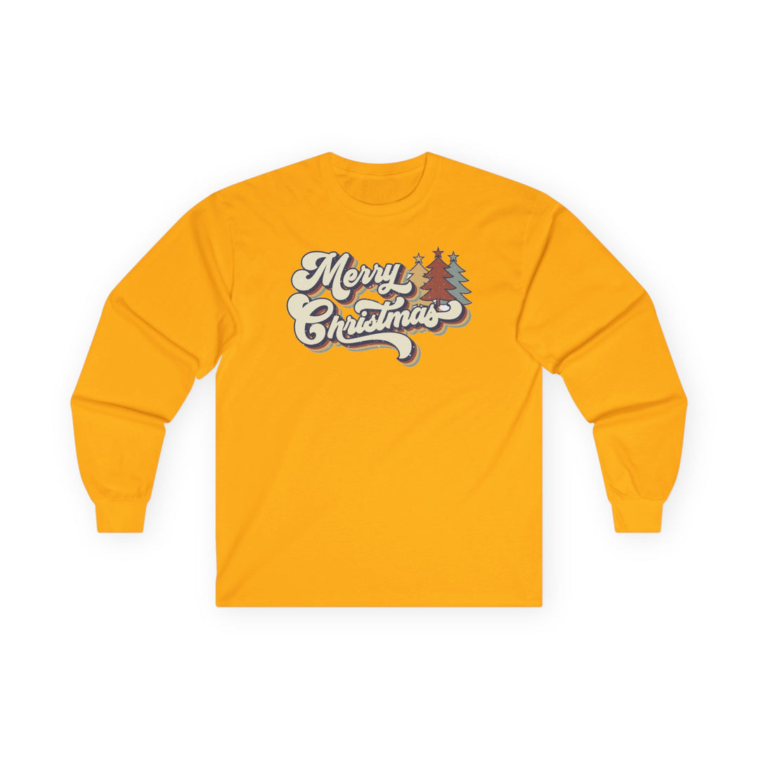 Retro Merry Christmas - Unisex Ultra Cotton Long Sleeve Tee