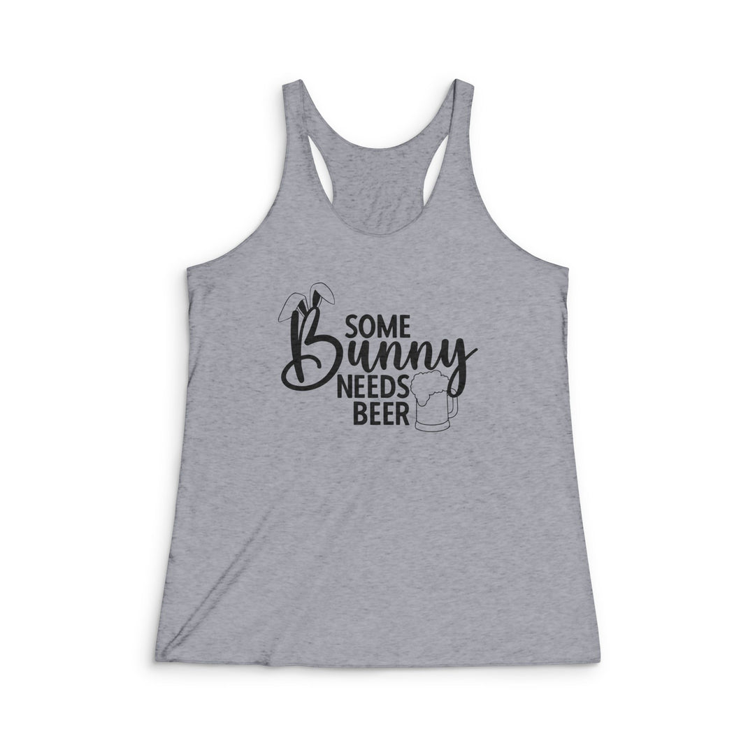 Some Bunny - Women's Tri-Blend Racerback Tank