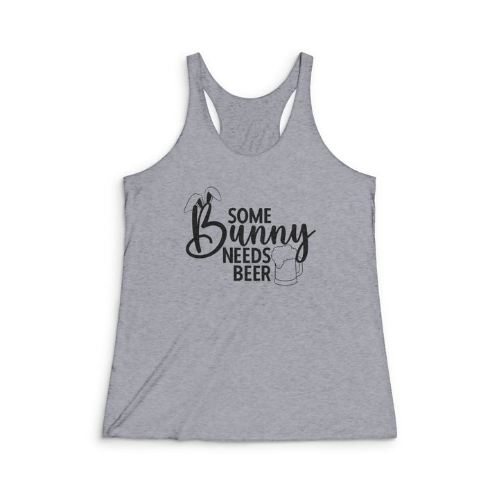 Some Bunny - Women's Tri-Blend Racerback Tank