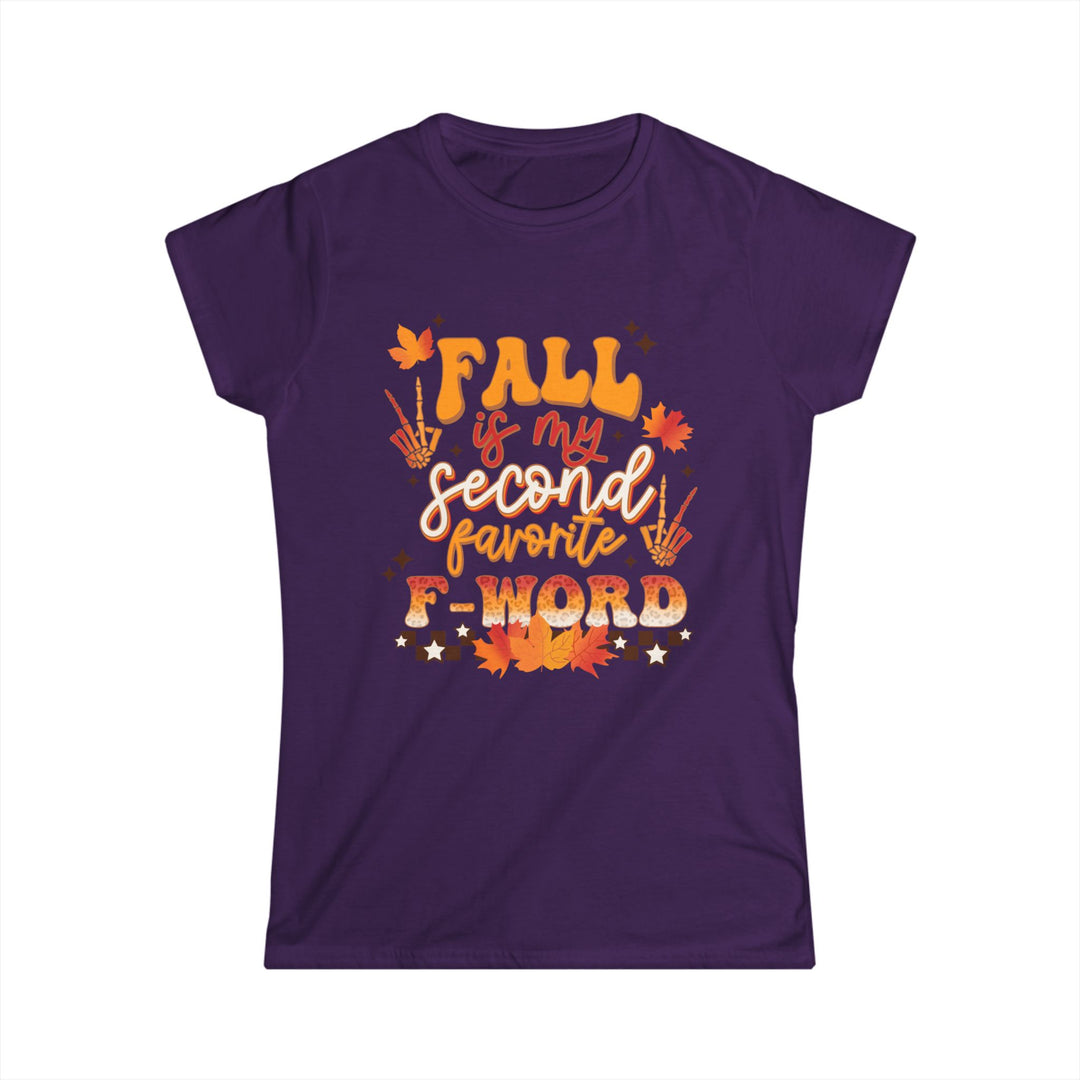Fall Is My Second Favorite F Word - Women's Softstyle Tee