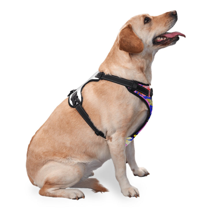 Vibrant Pink Spring Pattern - Dog Harness
