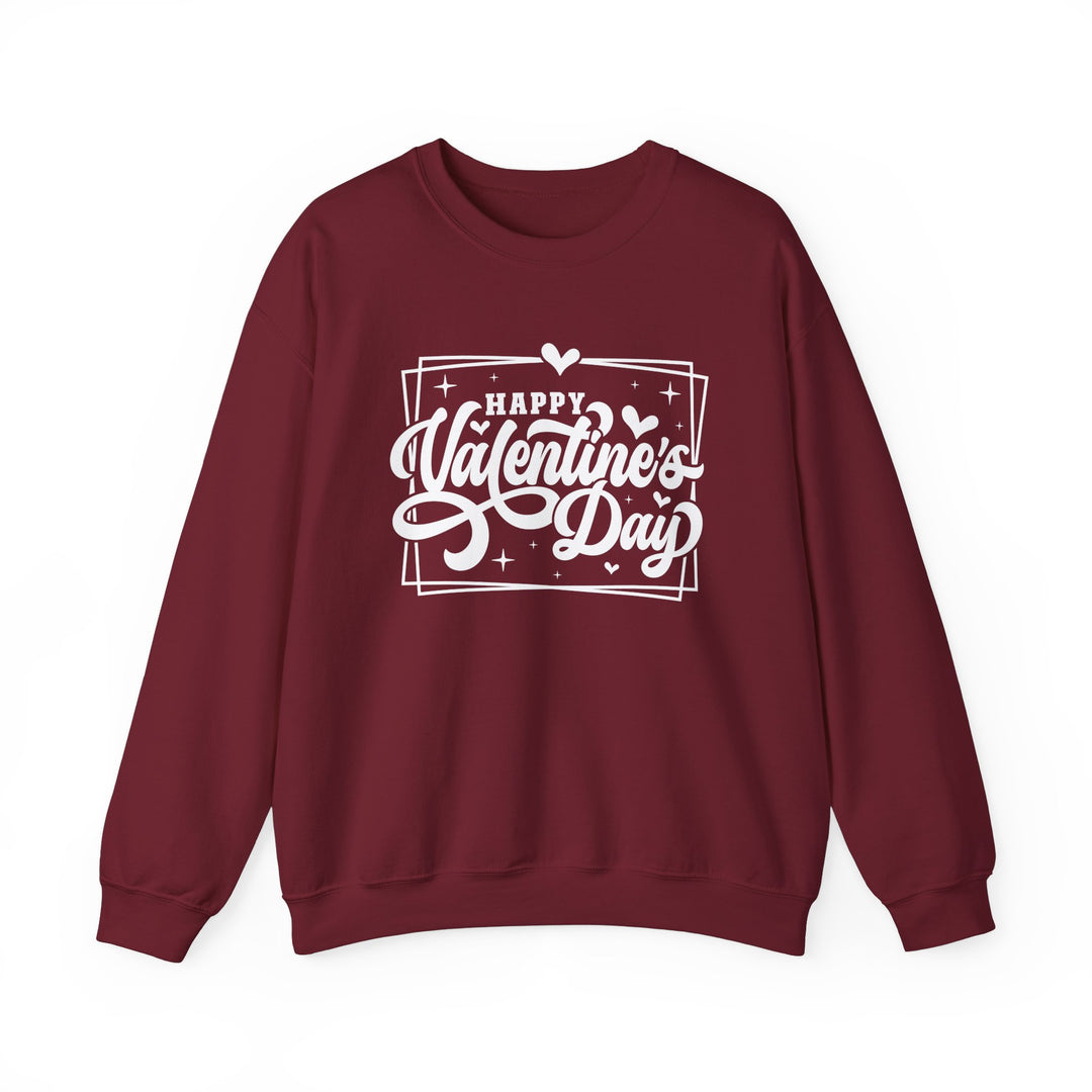 Happy Valentine's Day W/Hearts - Unisex Heavy Blend™ Crewneck Sweatshirt