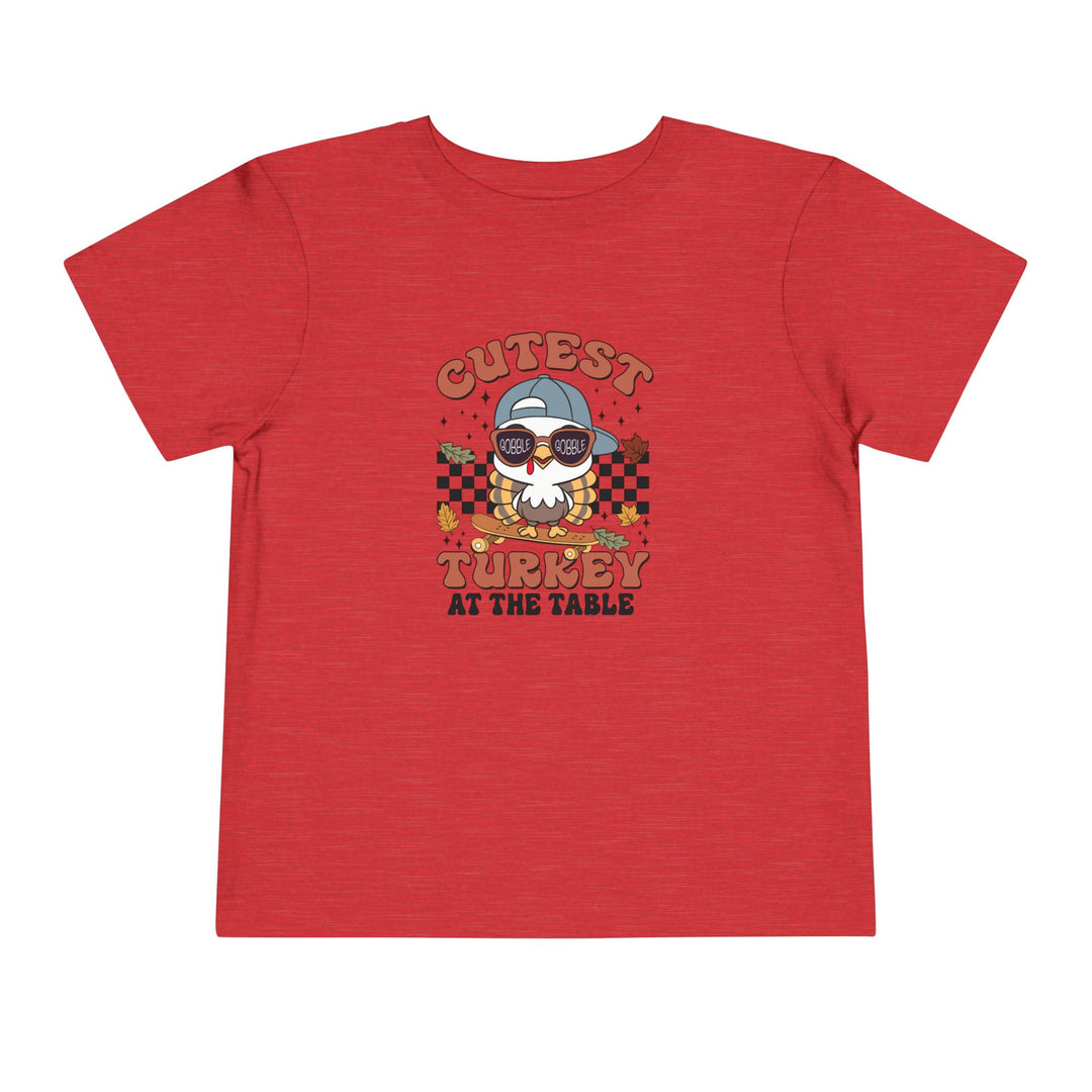Cutest Turkey Boys - Toddler Short Sleeve Tee