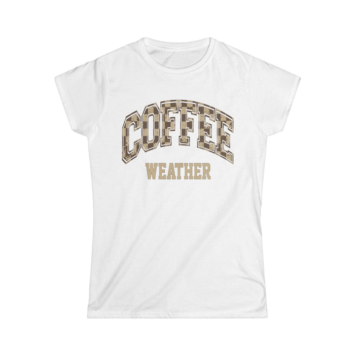 Coffee Weather - Women's Softstyle Tee