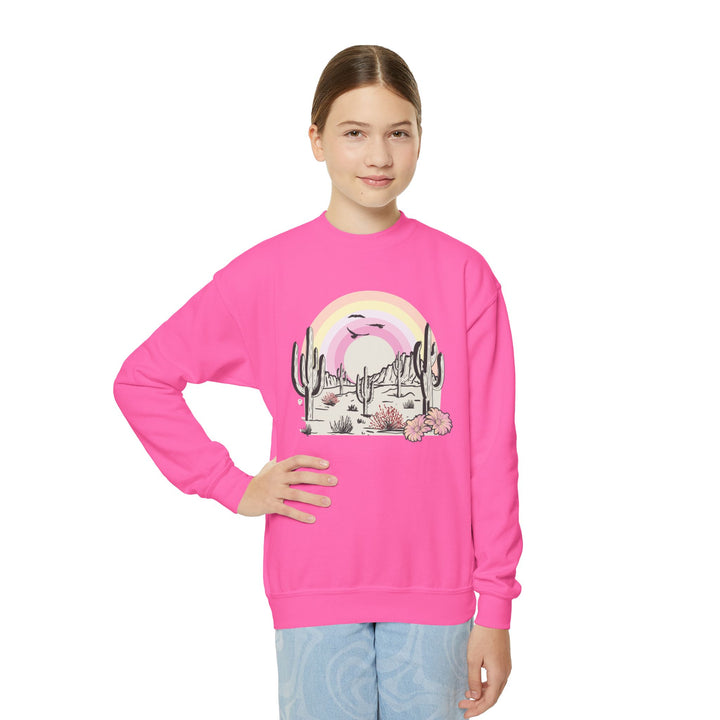 Desert Rainbow - Youth Crewneck Sweatshirt