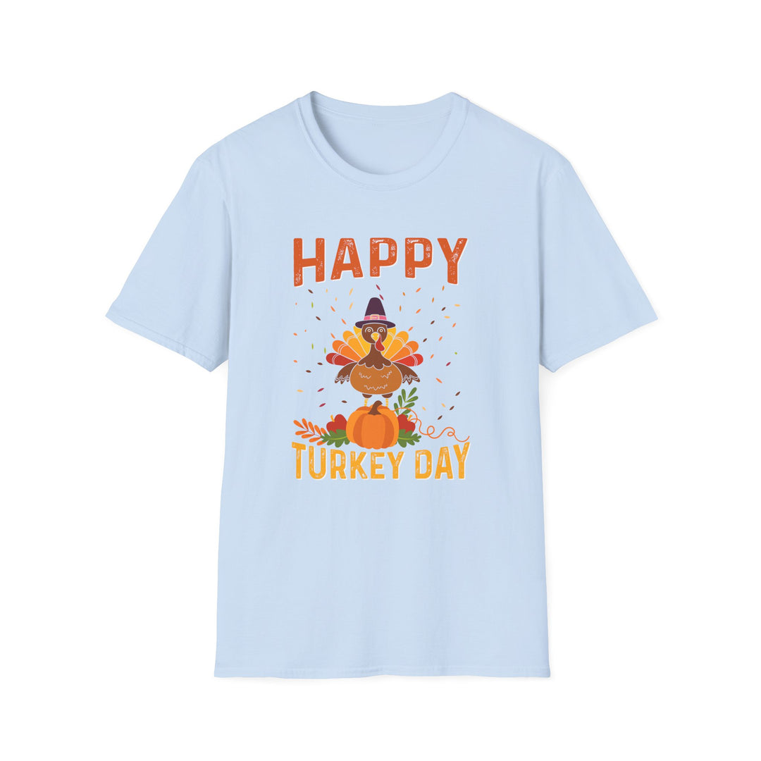 Happy Turkey Day - Unisex Softstyle T-Shirt