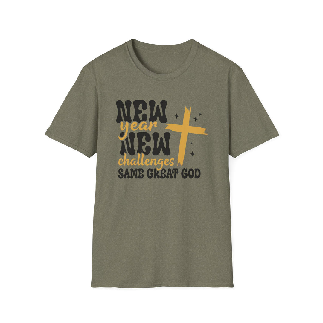New Year Same Great God - Unisex Softstyle T-Shirt