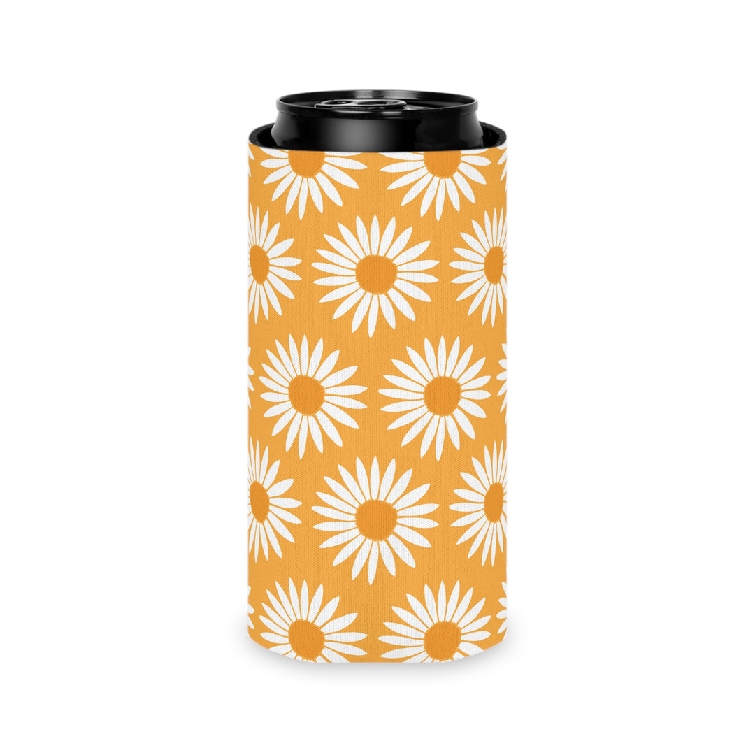 Yellow Sunflower Pattern - Can Cooler