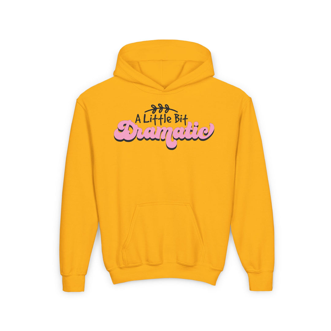 Little Bit Dramatic - Youth Heavy Blend Hooded Sweatshirt