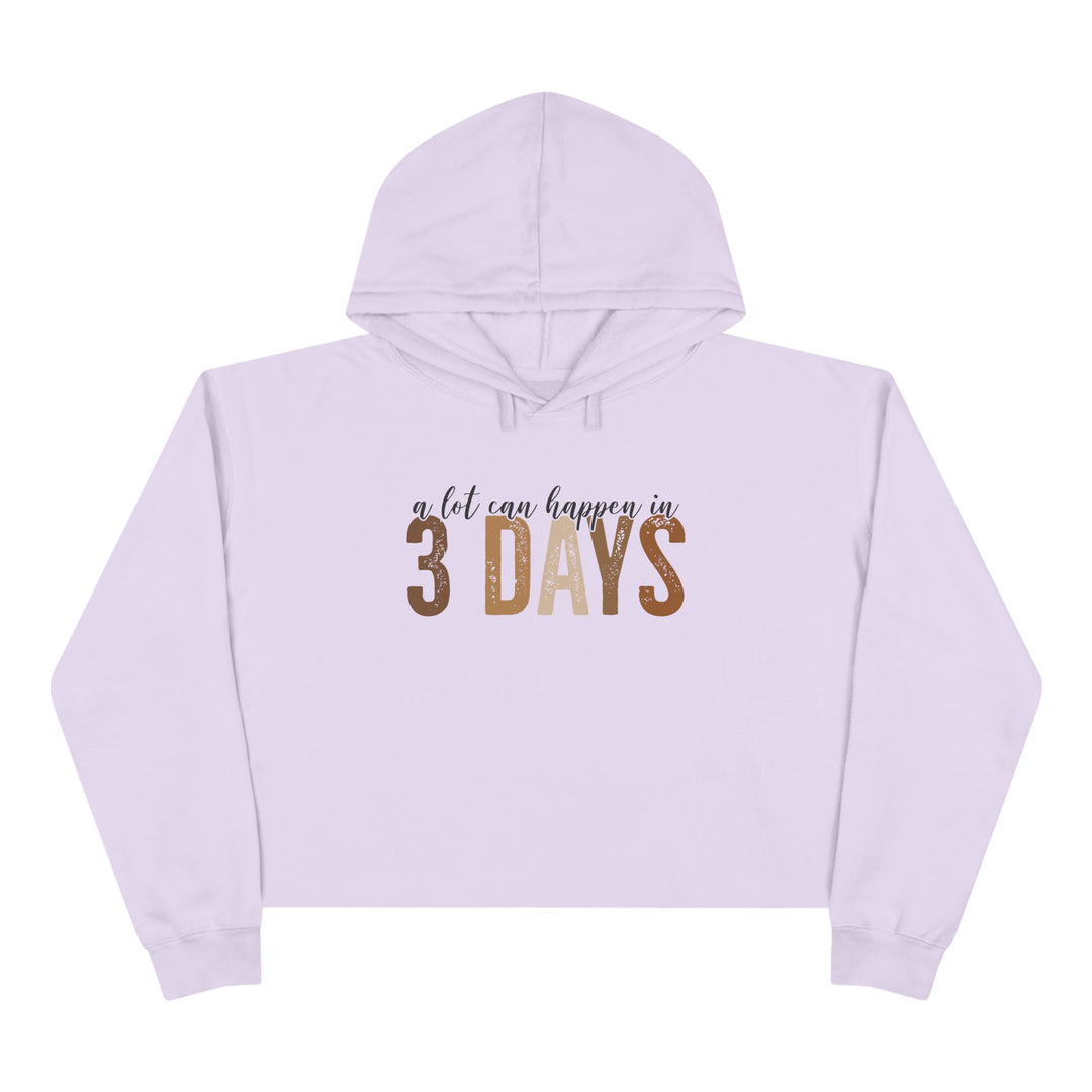 3 Days - Crop Hoodie