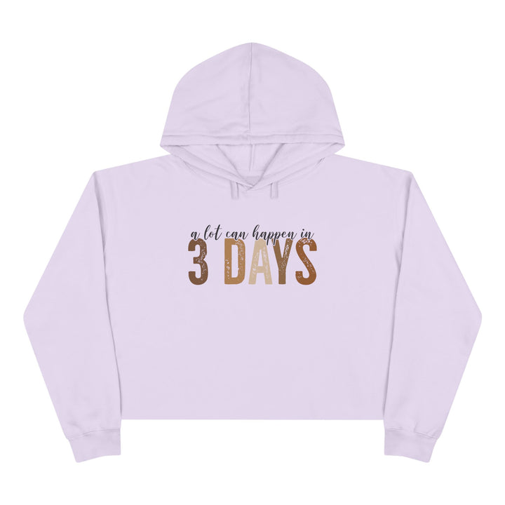 3 Days - Crop Hoodie