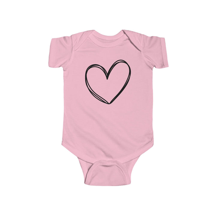 Heart - Infant Fine Jersey Bodysuit