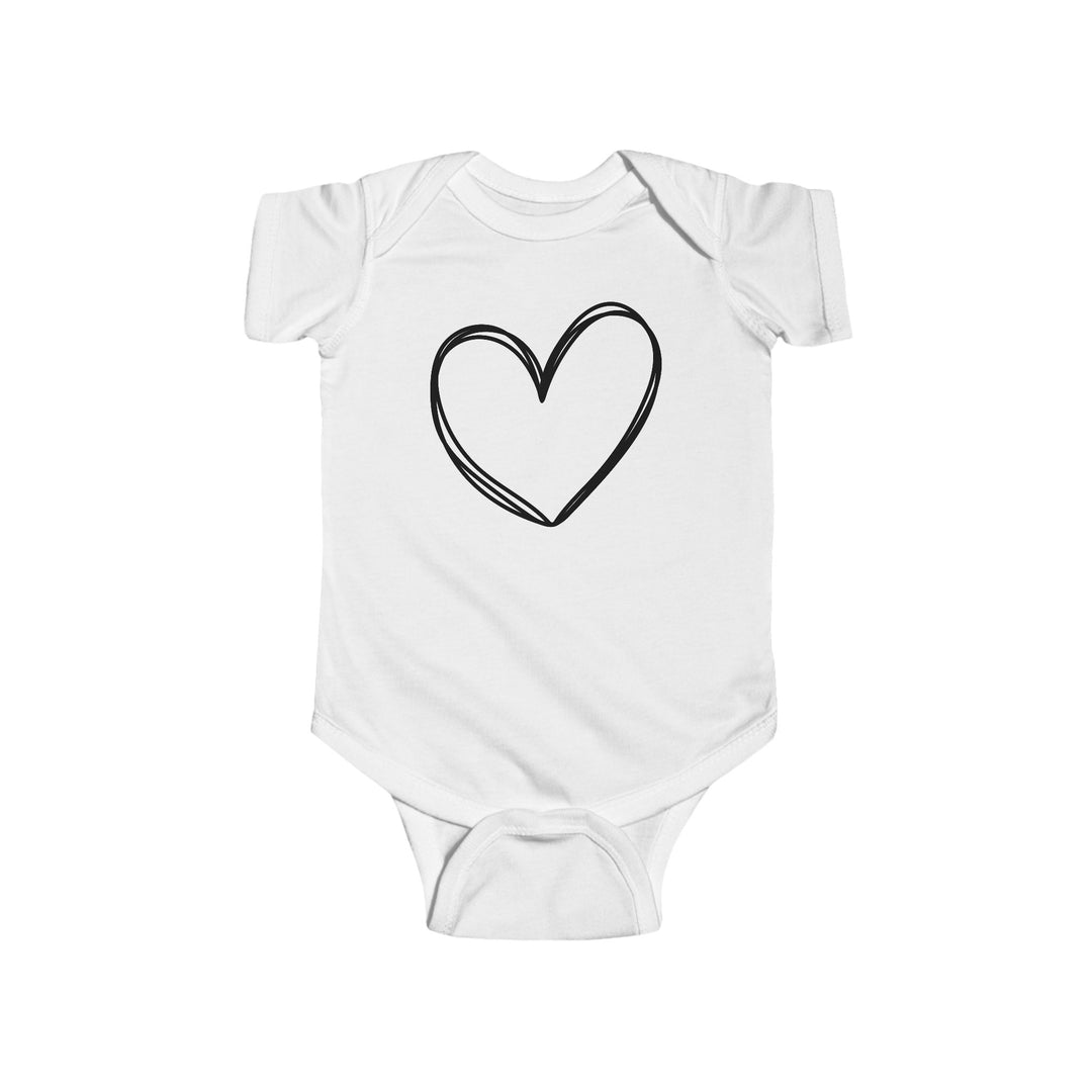 Heart - Infant Fine Jersey Bodysuit