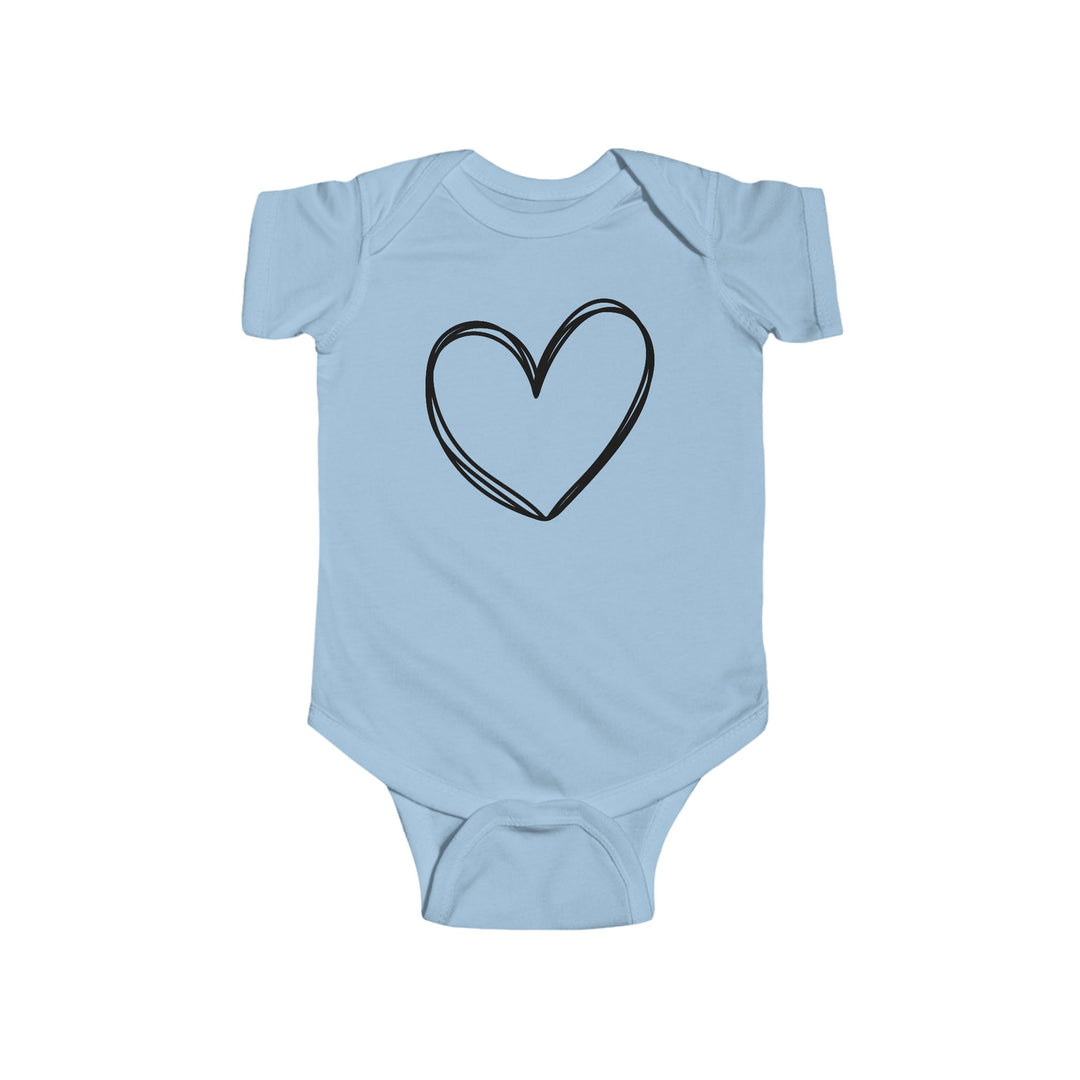 Heart - Infant Fine Jersey Bodysuit