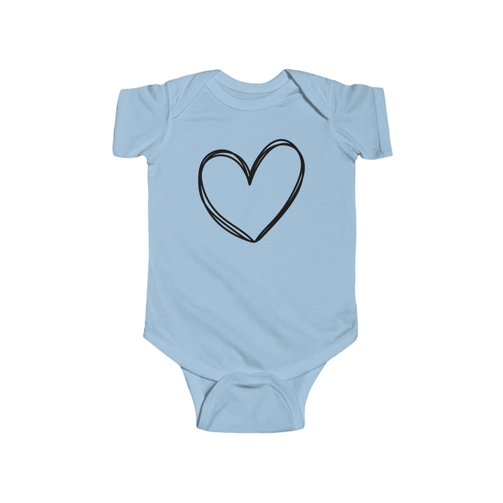 Heart - Infant Fine Jersey Bodysuit