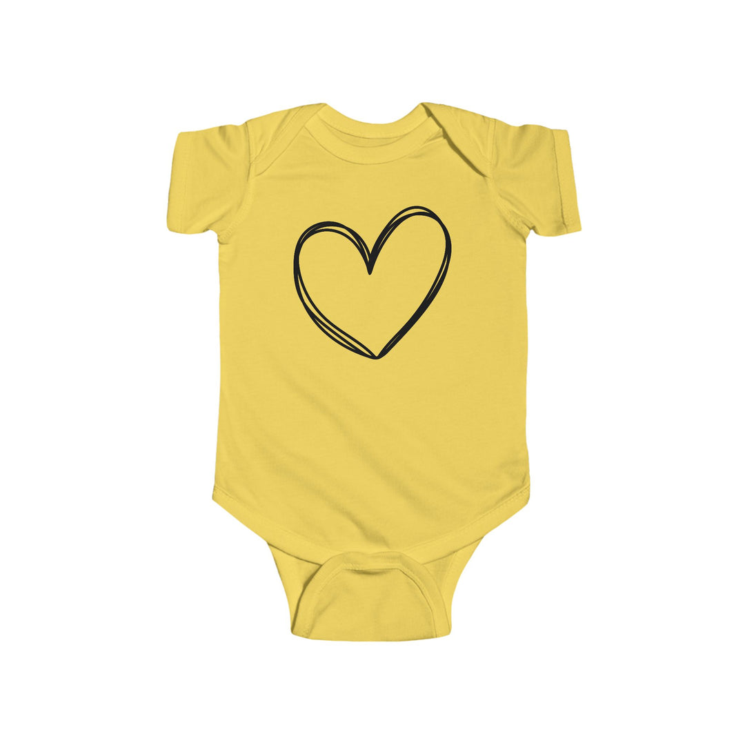 Heart - Infant Fine Jersey Bodysuit