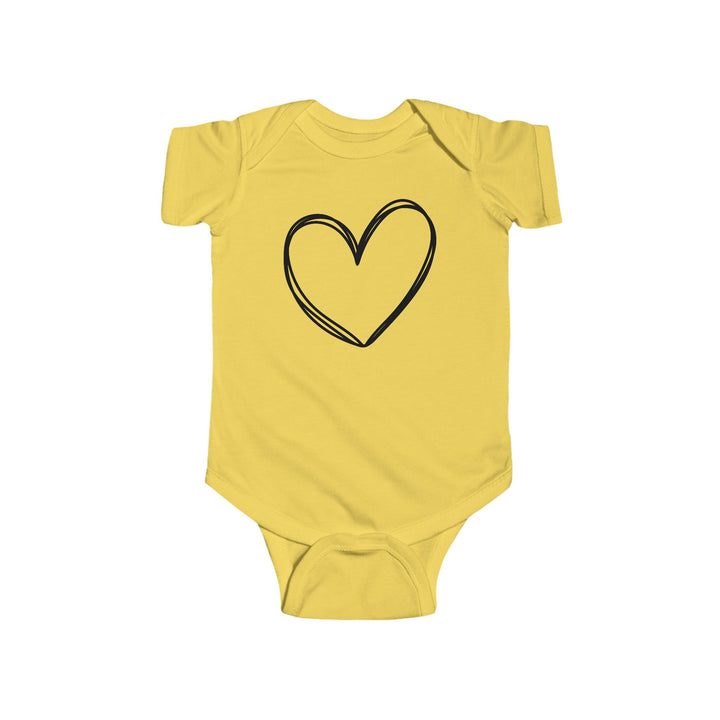 Heart - Infant Fine Jersey Bodysuit