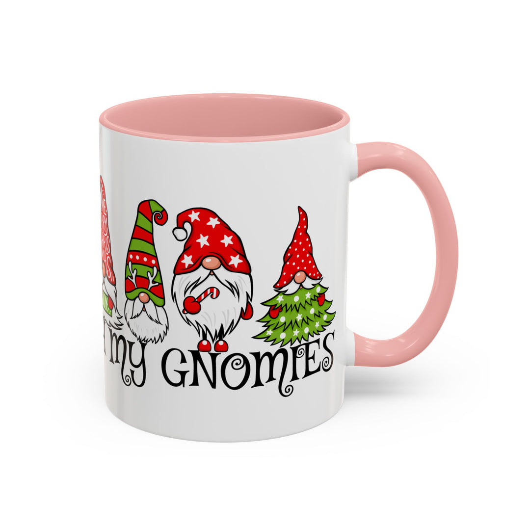 Christmas With My Gnomies - Accent Coffee Mug (11, 15oz)