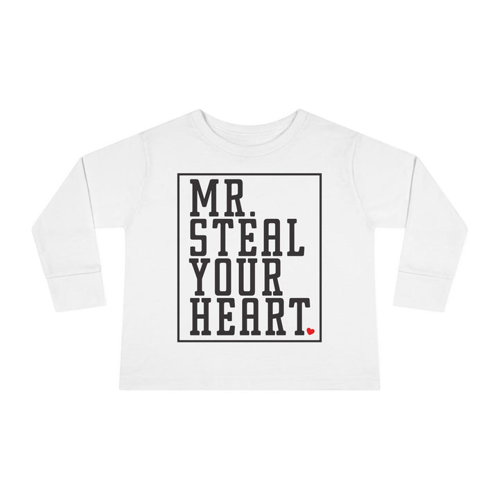 Mr. Steal Your Heart - Toddler Long Sleeve Tee