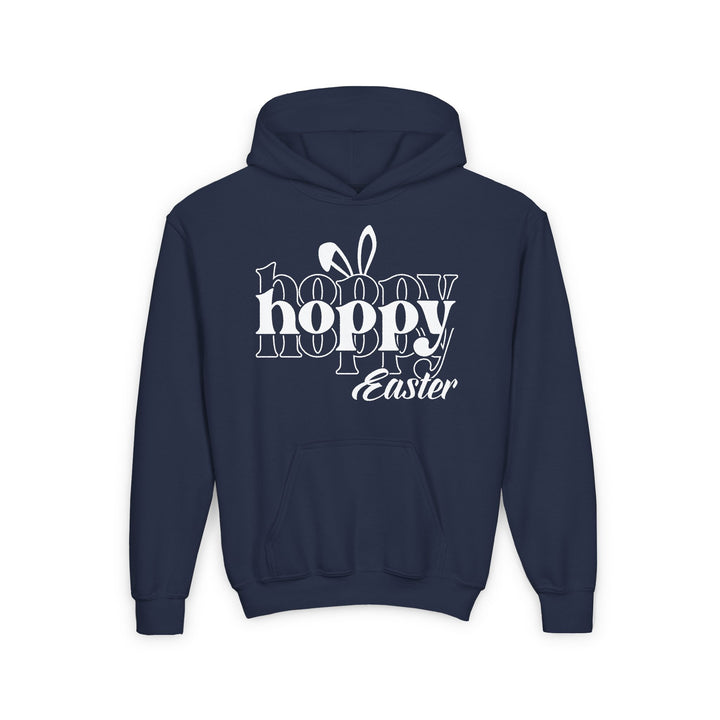 Hoppy Easter - Youth Heavy Blend Hooded Sweatshirt