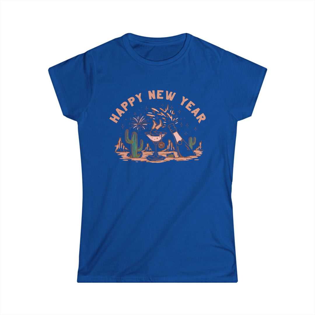 Happy New Year Desert - Women's Softstyle Tee