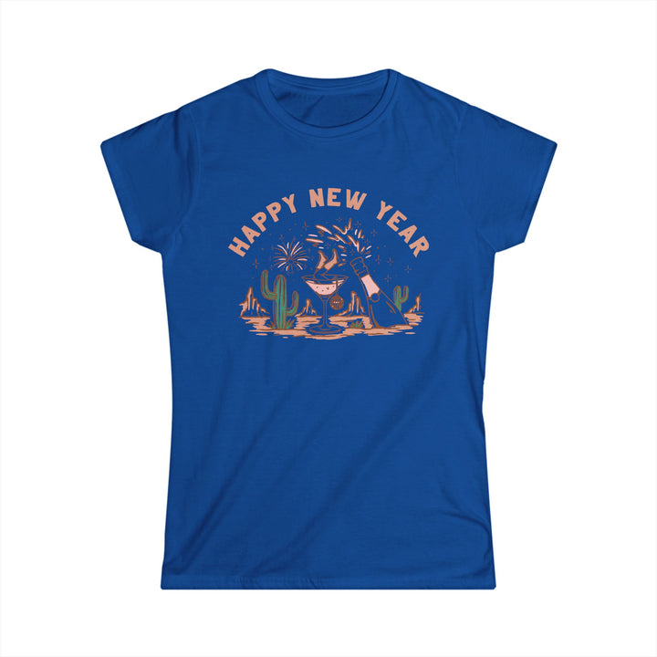 Happy New Year Desert - Women's Softstyle Tee