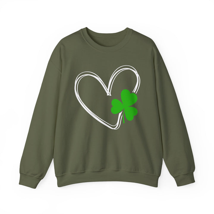 Heart & Clover - Unisex Heavy Blend™ Crewneck Sweatshirt