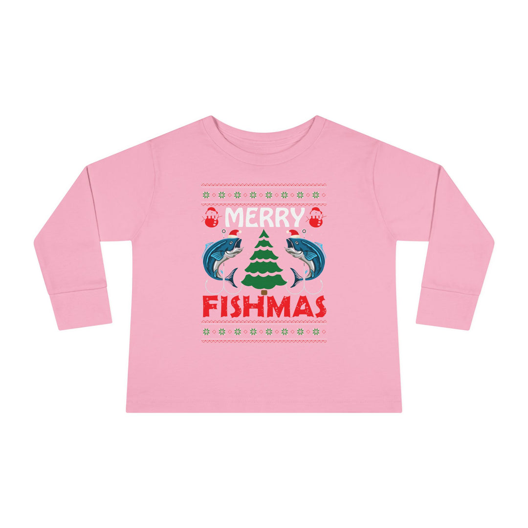 Merry Fishmas - Toddler Long Sleeve Tee
