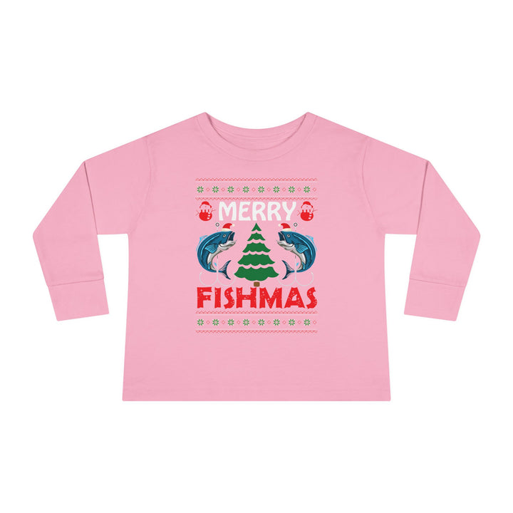 Merry Fishmas - Toddler Long Sleeve Tee