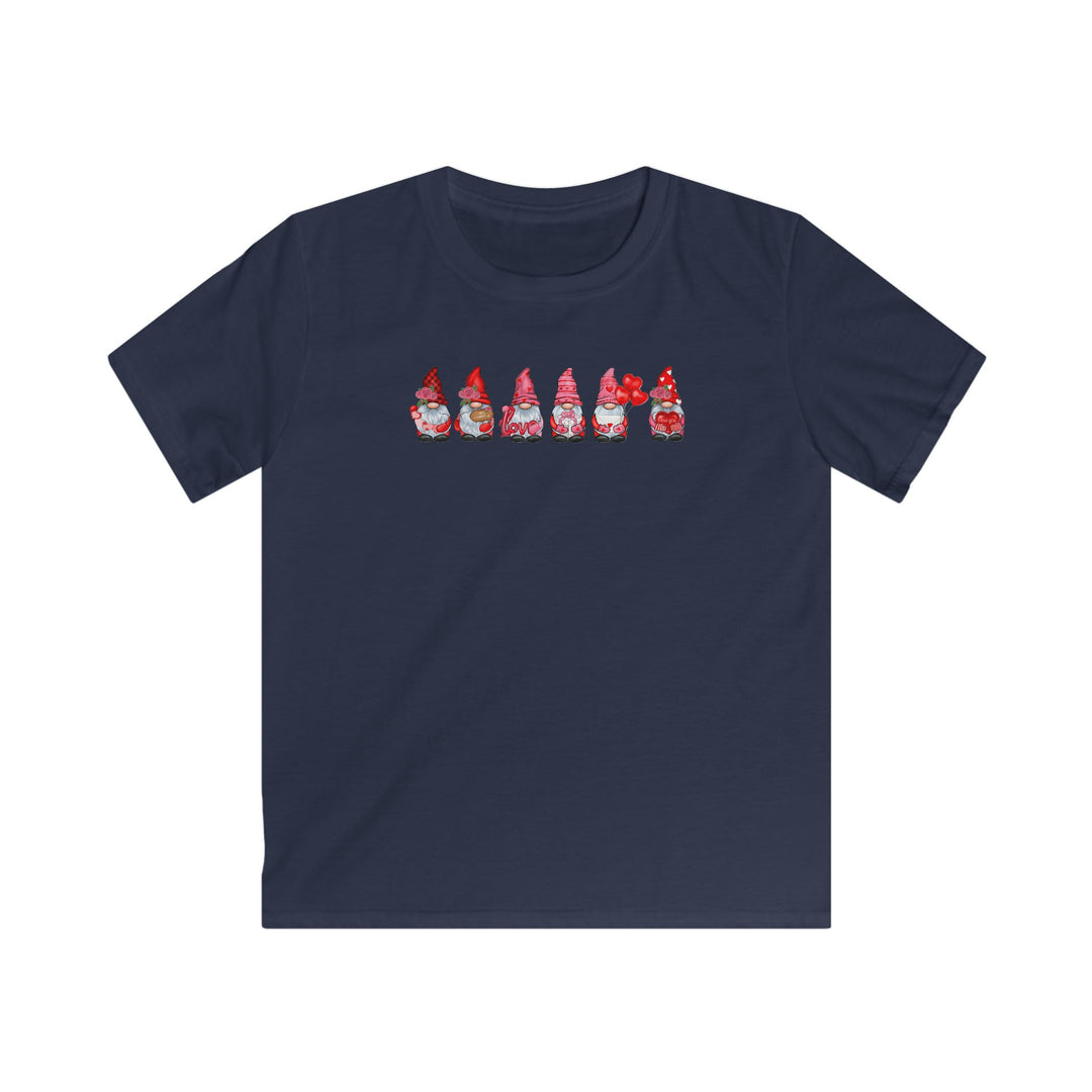 Valentines Gnomes - Kids Softstyle Tee