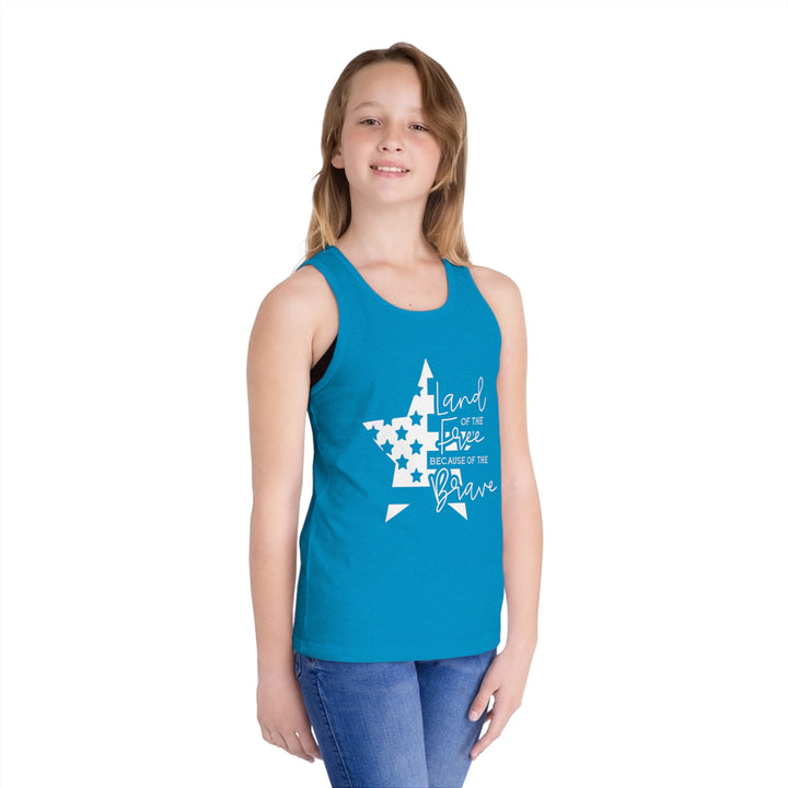 Land Of The Free - Kid's Jersey Tank Top