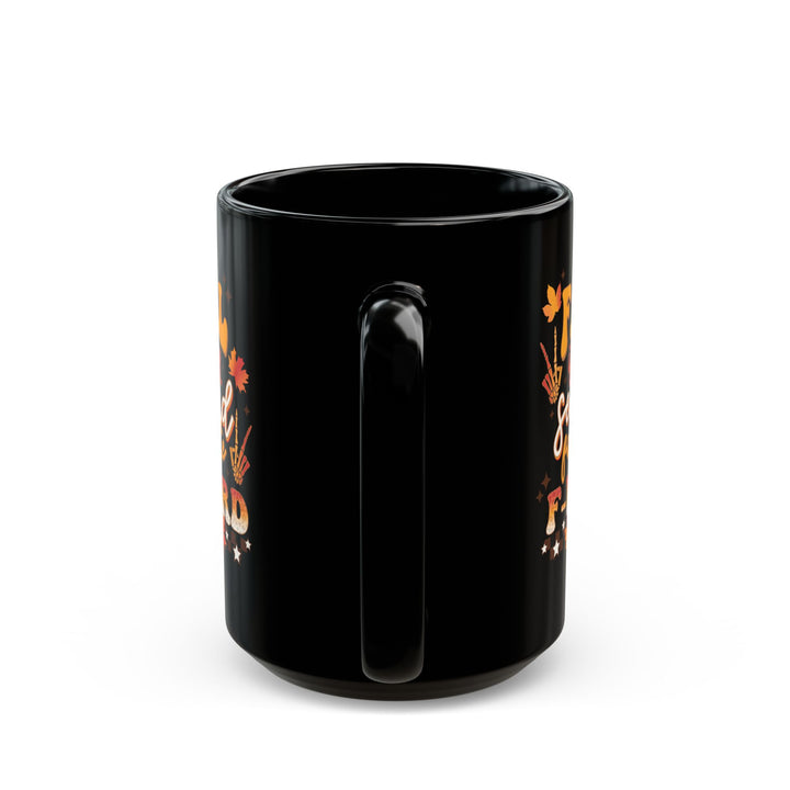 Fall Is My Second Favorite F Word - Black Mug (11oz, 15oz)