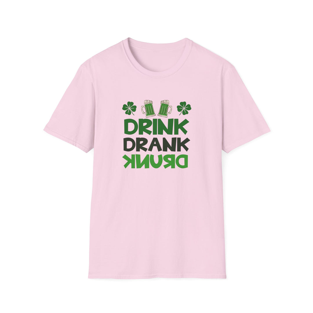 Drink Drank Drunk - Unisex Softstyle T-Shirt