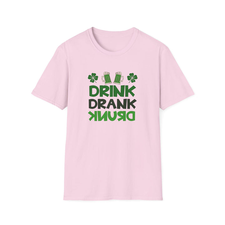 Drink Drank Drunk - Unisex Softstyle T-Shirt